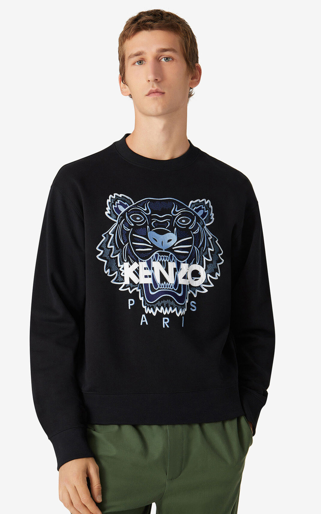 Sweat Kenzo Tiger Homme Noir | TEDB-17590